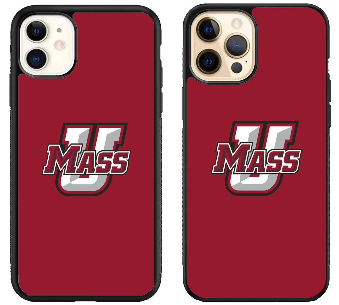 UMass Minutemen Red iPhone 12 | 12 Mini | 12 Pro | 12 Pro Max Case