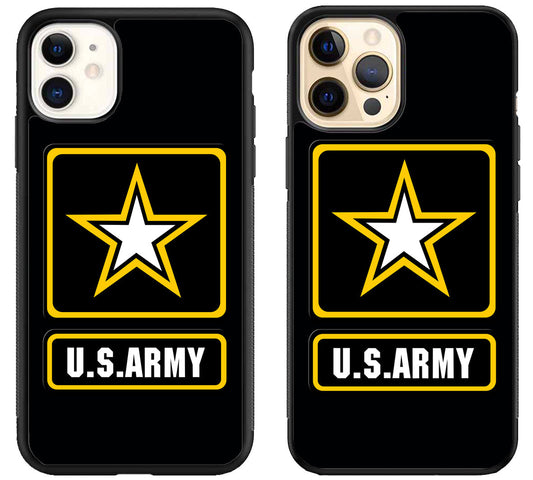 US Army Black iPhone 12 | 12 Mini | 12 Pro | 12 Pro Max Case
