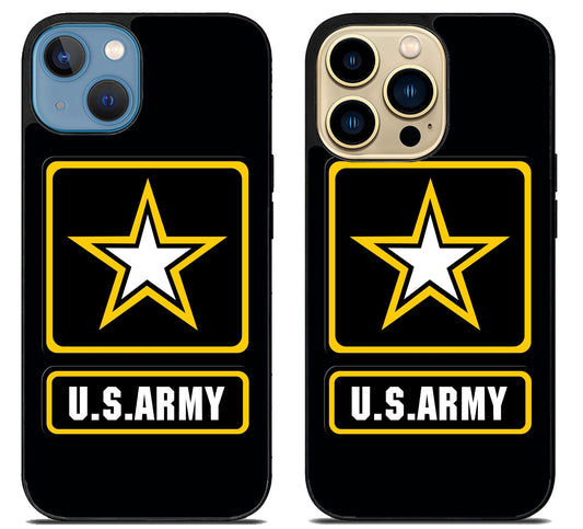 US Army Black iPhone 14 | 14 Plus | 14 Pro | 14 Pro Max Case