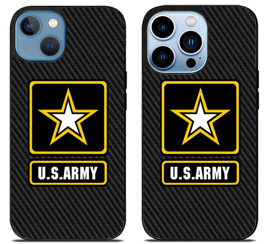 US Army Carbon Logo iPhone 13 | 13 Mini | 13 Pro | 13 Pro Max Case