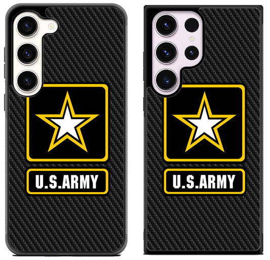 US Army Carbon Logo Samsung Galaxy S23 | S23+ | S23 Ultra Case