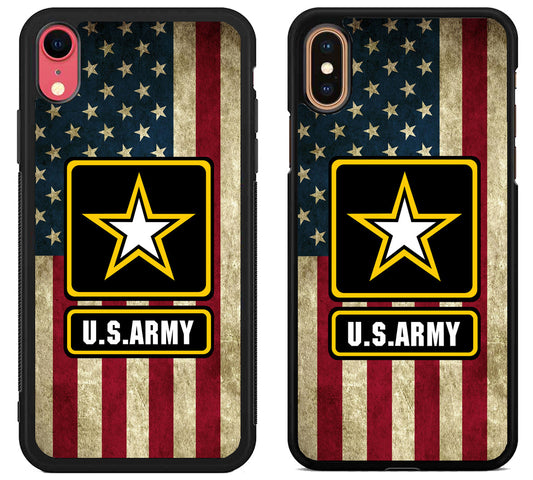 US Army Logo Flag iPhone X | Xs | Xr | Xs Max Case