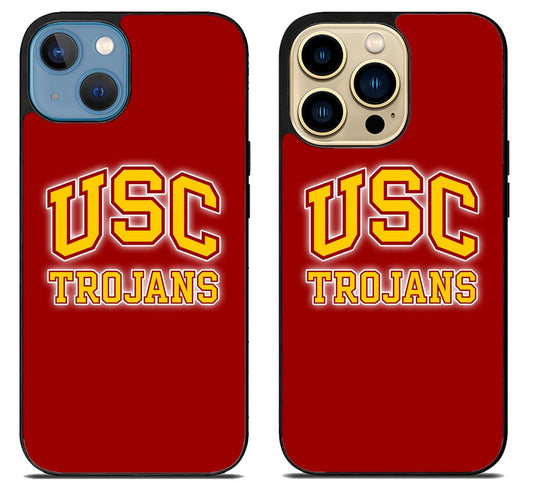 USC Trojans Logo Red iPhone 14 | 14 Plus | 14 Pro | 14 Pro Max Case