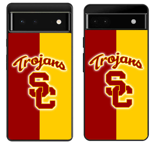 USC Trojans Red And Yellow Google Pixel 6 | 6A | 6 Pro Case