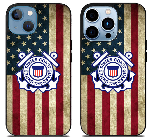 US Coast Guard Flag iPhone 13 | 13 Mini | 13 Pro | 13 Pro Max Case