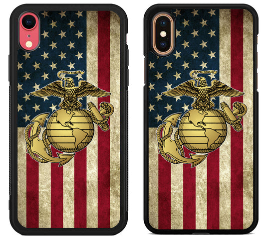 US Marine Corps Flag iPhone X | Xs | Xr | Xs Max Case