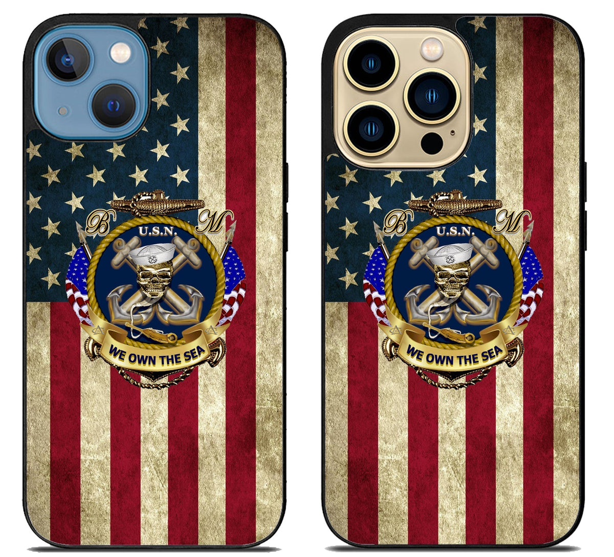 US Navy Military Flag iPhone 14 | 14 Plus | 14 Pro | 14 Pro Max Case