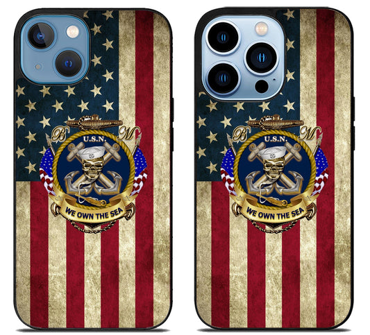 US Navy Military Flag iPhone 13 | 13 Mini | 13 Pro | 13 Pro Max Case