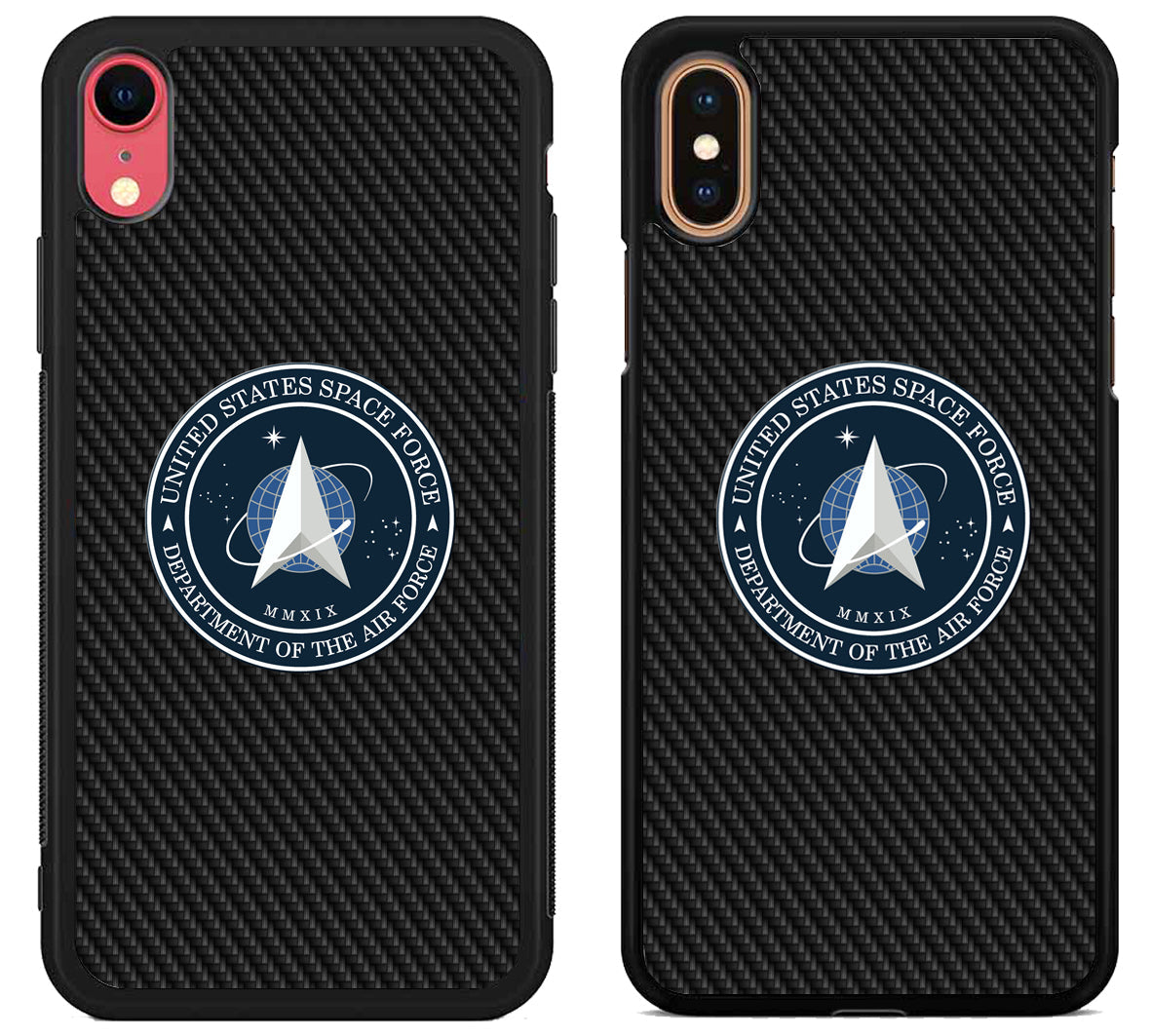 US Space Air Force Carbon iPhone X | Xs | Xr | Xs Max Case