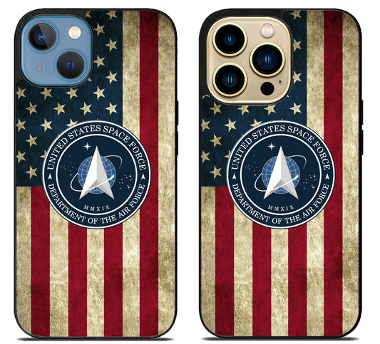 US Space Air Force Flag iPhone 14 | 14 Plus | 14 Pro | 14 Pro Max Case