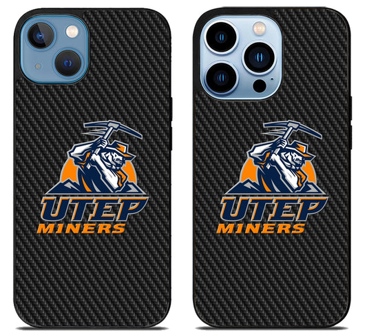 UTEP Miners Carbon iPhone 13 | 13 Mini | 13 Pro | 13 Pro Max Case