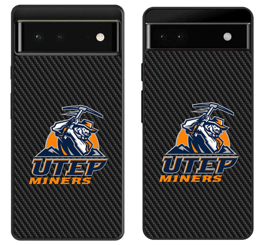 UTEP Miners Carbon Google Pixel 6 | 6A | 6 Pro Case