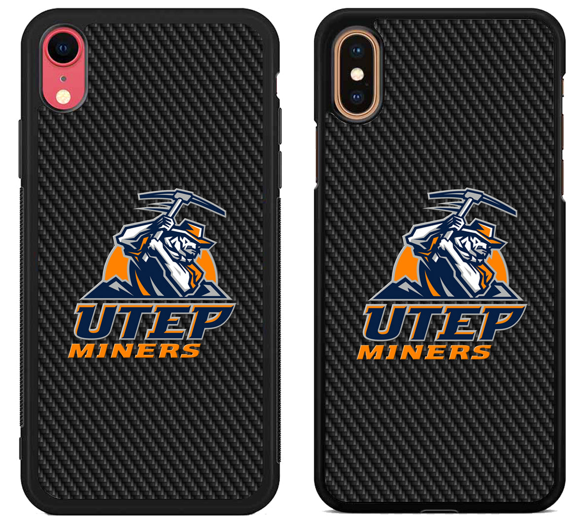 UTEP Miners Carbon iPhone X | Xs | Xr | Xs Max Case