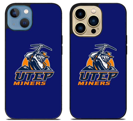 UTEP Miners Logo iPhone 14 | 14 Plus | 14 Pro | 14 Pro Max Case