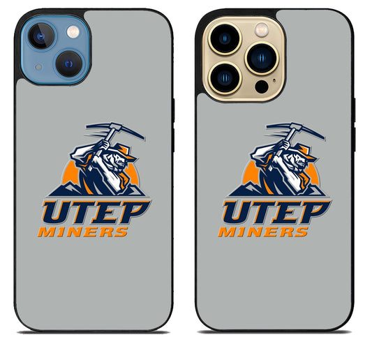 UTEP Miners Logo Cover iPhone 14 | 14 Plus | 14 Pro | 14 Pro Max Case
