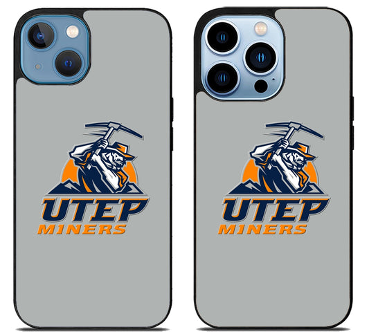 UTEP Miners Logo iPhone 13 | 13 Mini | 13 Pro | 13 Pro Max Case