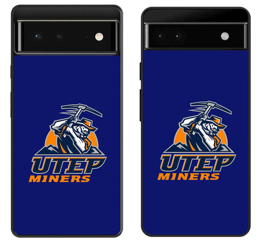 UTEP Miners Logo Google Pixel 6 | 6A | 6 Pro Case