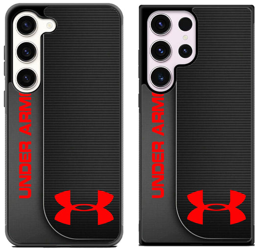 Under Armour Black Red Samsung Galaxy S23 | S23+ | S23 Ultra Case