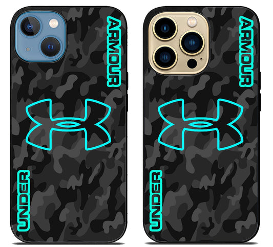 Under Armour Camo Logo iPhone 14 | 14 Plus | 14 Pro | 14 Pro Max Case
