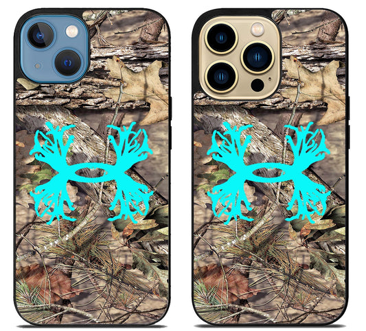 Under Armour Mint Realtree iPhone 14 | 14 Plus | 14 Pro | 14 Pro Max Case