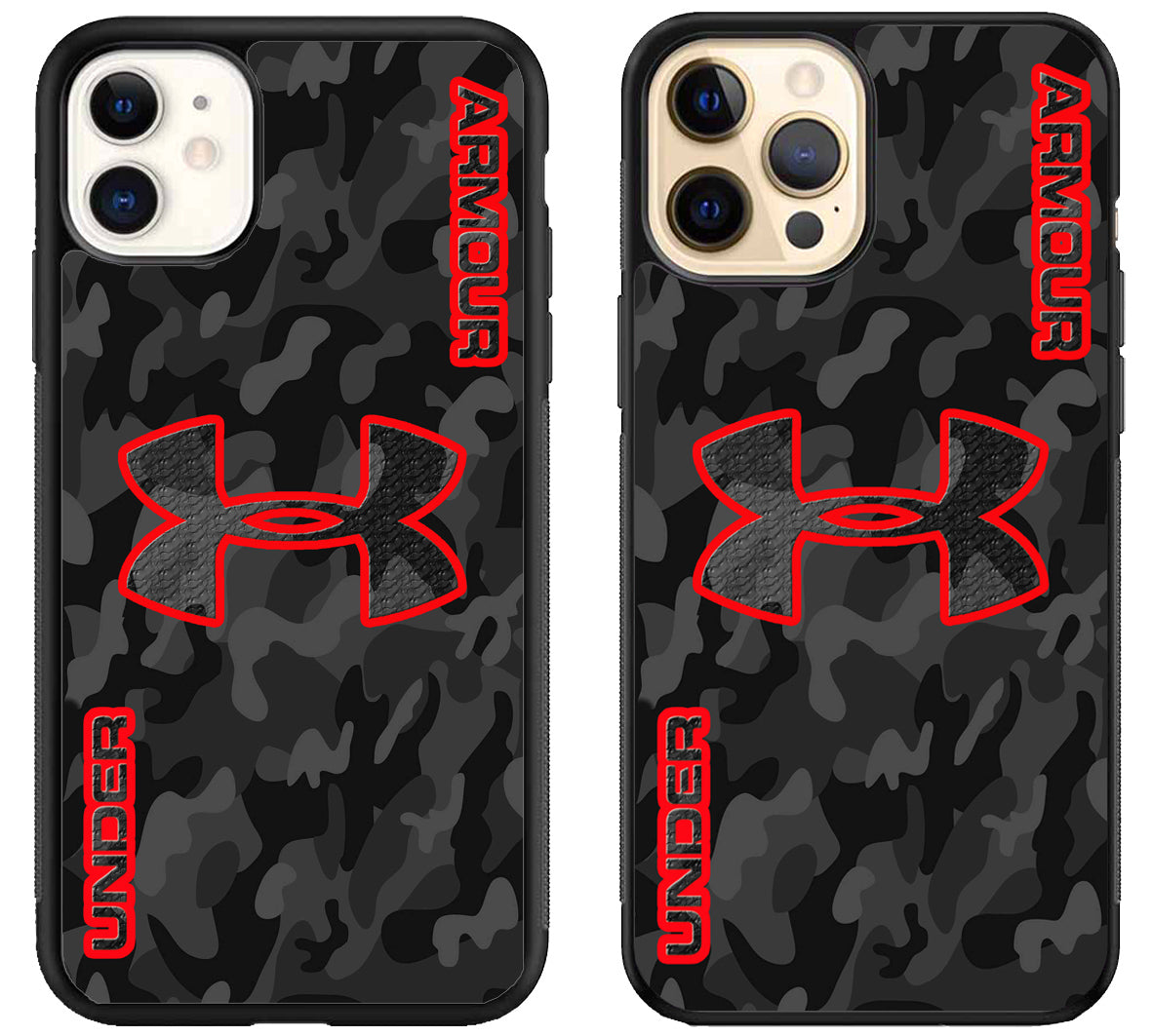 Under Armour Red Camo iPhone 12 | 12 Mini | 12 Pro | 12 Pro Max Case