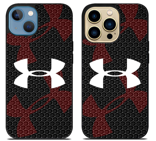 Under Armour White Logo iPhone 14 | 14 Plus | 14 Pro | 14 Pro Max Case