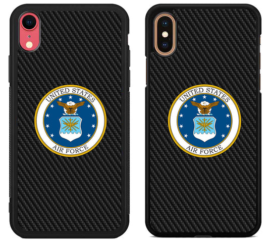 US Air Force Carbon iPhone X | Xs | Xr | Xs Max Case