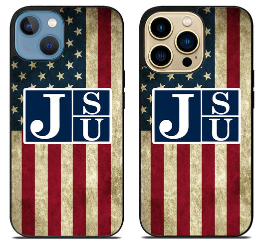 University Jackson State Tigers Flag iPhone 14 | 14 Plus | 14 Pro | 14 Pro Max Case