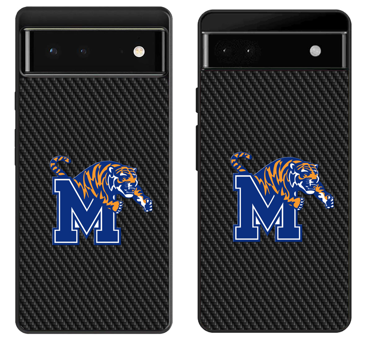 University Memphis Tigers Carbon Google Pixel 6 | 6A | 6 Pro Case