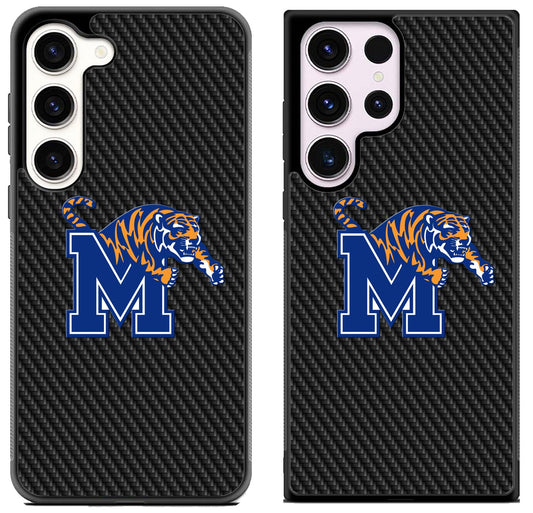 University Memphis Tigers Carbon Samsung Galaxy S23 | S23+ | S23 Ultra Case