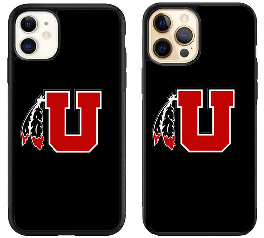 Utah Utes Black iPhone 12 | 12 Mini | 12 Pro | 12 Pro Max Case