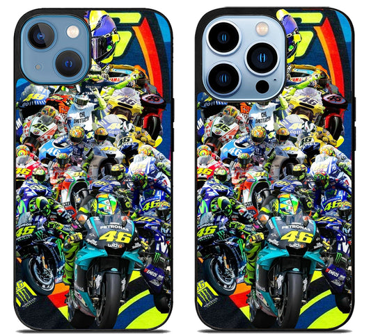Valentino Rossi Collage iPhone 13 | 13 Mini | 13 Pro | 13 Pro Max Case