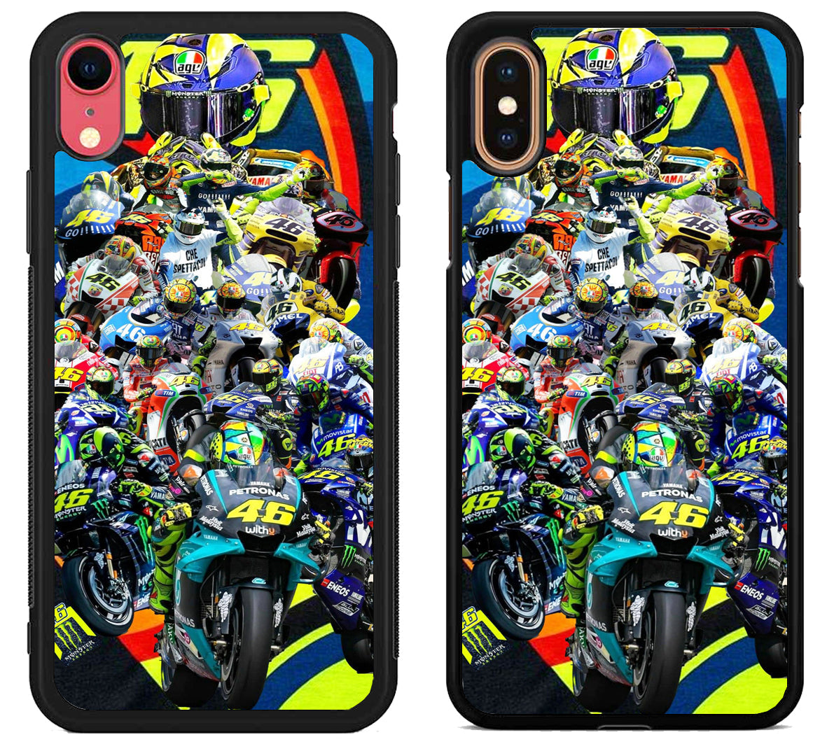 Valentino Rossi Collage iPhone X | Xs | Xr | Xs Max Case