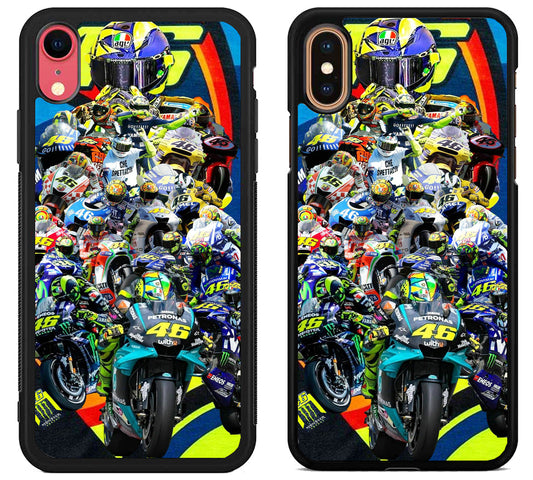 Valentino Rossi Collage iPhone X | Xs | Xr | Xs Max Case