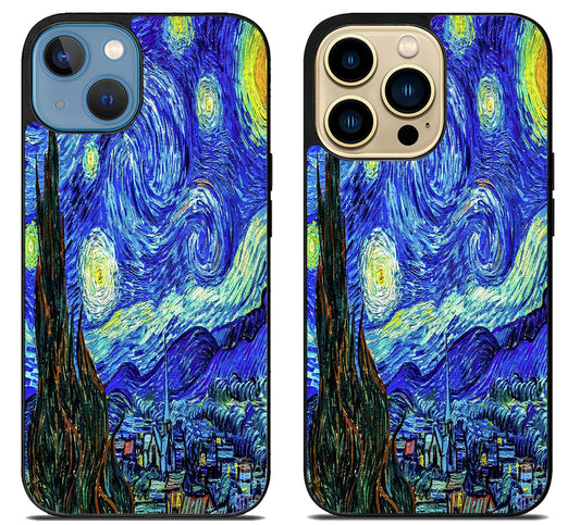Van Gogh Starry Night iPhone 14 | 14 Plus | 14 Pro | 14 Pro Max Case