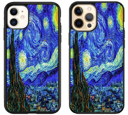 Van Gogh Starry Night iPhone 12 | 12 Mini | 12 Pro | 12 Pro Max Case