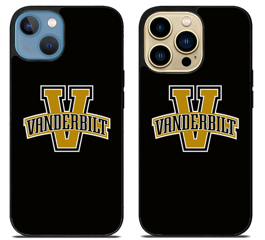 Vanderbilt Commodores Black iPhone 14 | 14 Plus | 14 Pro | 14 Pro Max Case