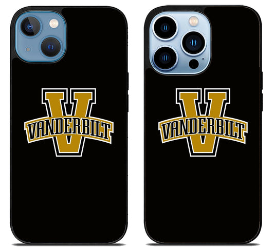 Vanderbilt Commodores Black iPhone 13 | 13 Mini | 13 Pro | 13 Pro Max Case