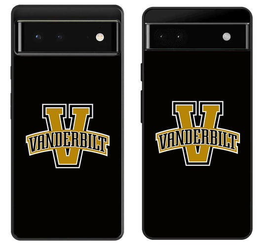 Vanderbilt Commodores Black Google Pixel 6 | 6A | 6 Pro Case