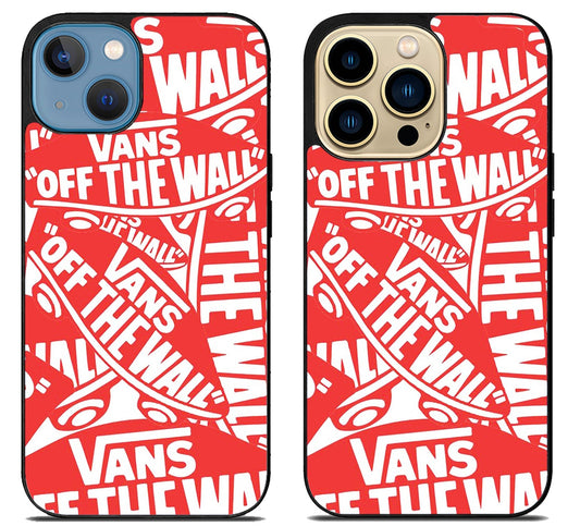 Vans Red Collage iPhone 14 | 14 Plus | 14 Pro | 14 Pro Max Case