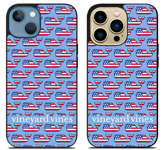 Vineyard Vines Flag iPhone 14 | 14 Plus | 14 Pro | 14 Pro Max Case