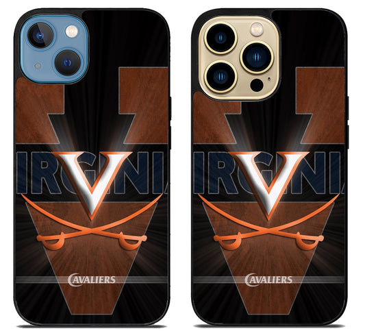 Virginia Cavaliers Background iPhone 14 | 14 Plus | 14 Pro | 14 Pro Max Case