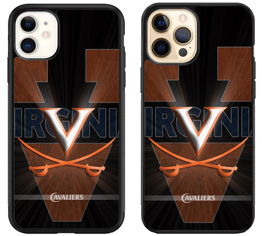 Virginia Cavaliers Background iPhone 12 | 12 Mini | 12 Pro | 12 Pro Max Case
