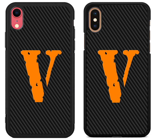 Vlone Logo Carbon iPhone X | Xs | Xr | Xs Max Case
