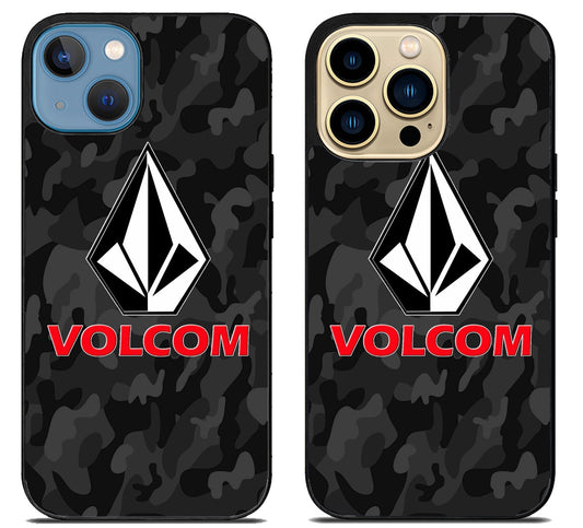 Volcom Black Camo iPhone 14 | 14 Plus | 14 Pro | 14 Pro Max Case