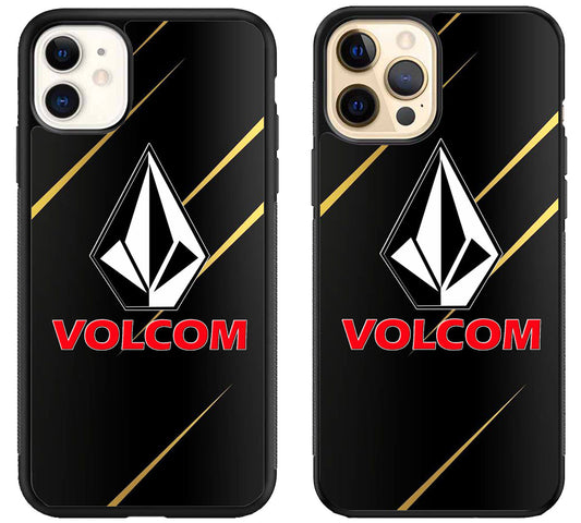 Volcom Black Metallic iPhone 12 | 12 Mini | 12 Pro | 12 Pro Max Case