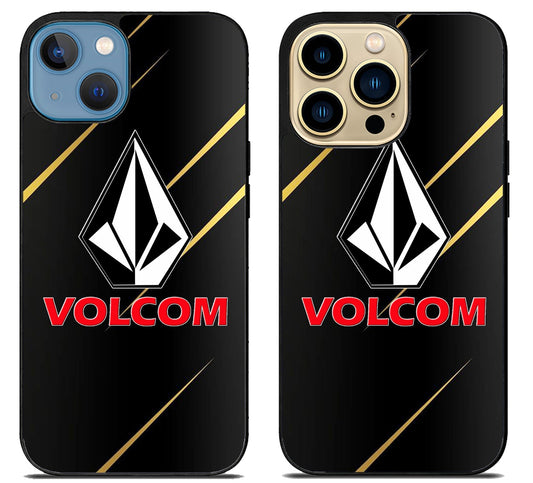 Volcom Black Metallic iPhone 14 | 14 Plus | 14 Pro | 14 Pro Max Case