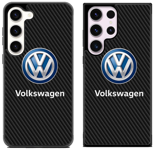 Volkswagen Black Carbon Samsung Galaxy S23 | S23+ | S23 Ultra Case