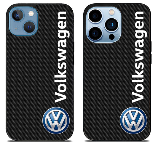 Volkswagen Logo Carbon iPhone 13 | 13 Mini | 13 Pro | 13 Pro Max Case