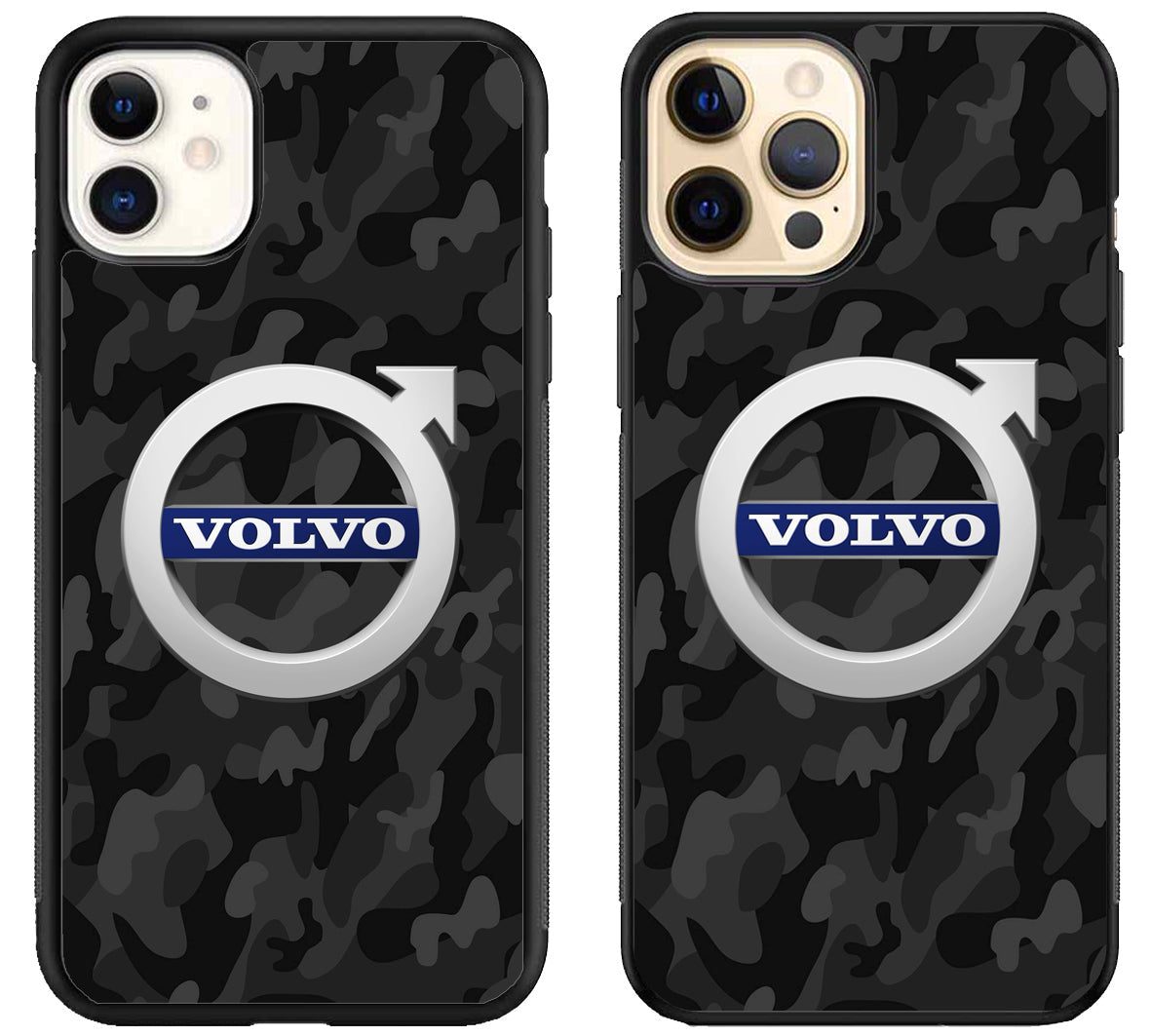 Volvo Black Camo iPhone 12 | 12 Mini | 12 Pro | 12 Pro Max Case